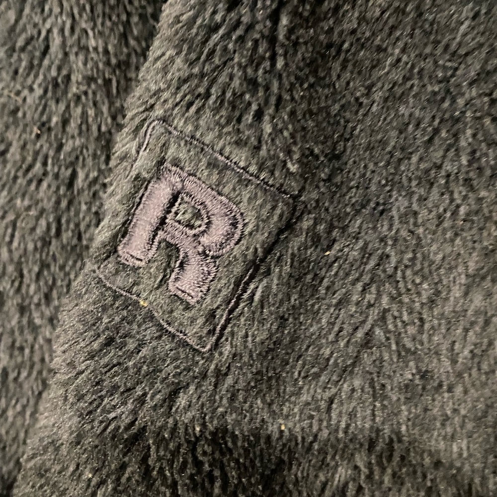 Dusty blue grey Patagonia R series fleece jacket woman’s size XL